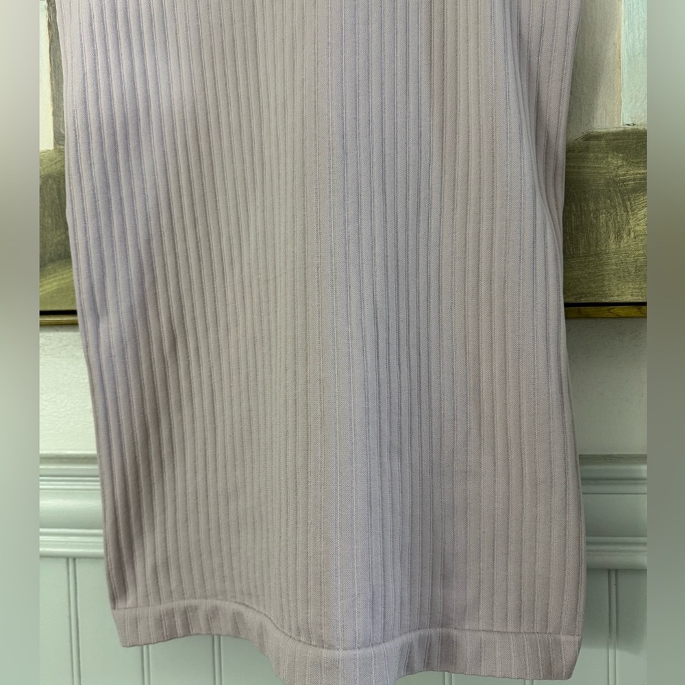 ATHLETA Renew Racerback Steetch Bodycon Tank Light Purple Sleeveless Size Large - Picture 4 of 10